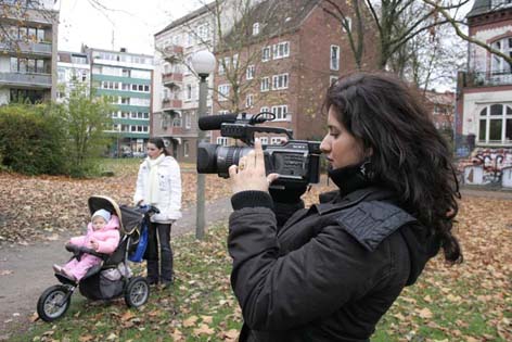 Ein Foto aus der Filmproduktion